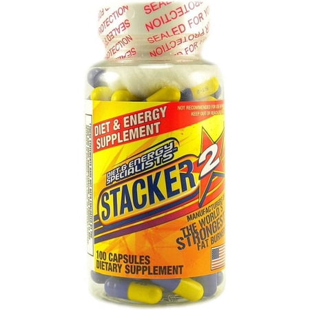 Stacker2 Weight Loss Pills 100 Ct 5 Pk | Ephedra Free Dietary Supplements for Weight Loss | Fat Burner for Men | Diet Pills that Work Fast for Women | Fat Loss Pills | Energy Booster | Made in USA