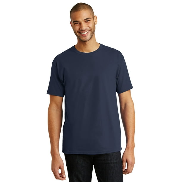 Hanes Men's 100 Percent Cotton Tagless T-Shirt - 5250 - Walmart.com