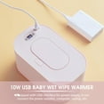 thumbnail image 7 of USB Wipe Warmer 3 Modes Diaper Wipe Warmer 10W Constant Large Capacity Portable Wipe Warmer Dispenser for Home Car Travel, 7 of 7