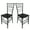 Black, variant on Chair Resin White Mono-Thin Chiavari Chair by Chivari