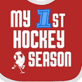 thumbnail image 4 of Inktastic My 1st Hockey Season Boys Baby Bib, 4 of 4