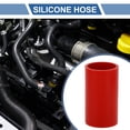 thumbnail image 2 of Unique Bargains 1 Pc 48mm/1.89" ID 100mm/3.94" Length 0° Red Car Silicone Hose with Clamps Coolant Hose Universal, 2 of 7