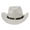Beige, variant on Unisex Blend Wide Brim Cowboy Hat for Classic Western Fedora with Stylish Design for Men and Women for Outdoor Brick Red One Size