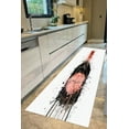 thumbnail image 2 of Watercolor Rug, Non-Slip Carpet Rug, Modern Rug, Champagner Splash Painting Rug, Champagne Bottle Rug, Kitchen Rugs, Gift Rugs, Floor Rugs, 2.6'x6.5' - 80x200 cm, 2 of 7