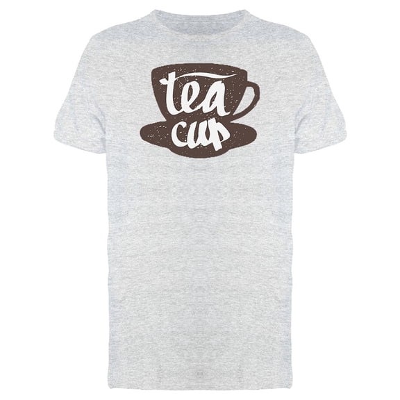 Tea Cup Silhouette T-Shirt Men -Image by Shutterstock, Male XX-Large