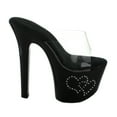 thumbnail image 3 of Ellie Shoes E-711-Heart 7" Heel Womens Sandal. 8 / Black, 3 of 5