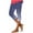 Dark Blue#light capris for women summer, variant on Women's Graphic Leggings Capri,Capri Leggings for Women Plus Size Elastic High Waisted Tummy Control Cropped Yoga Pants Casual Cute Soft Comfy Capris Tights Multicolor