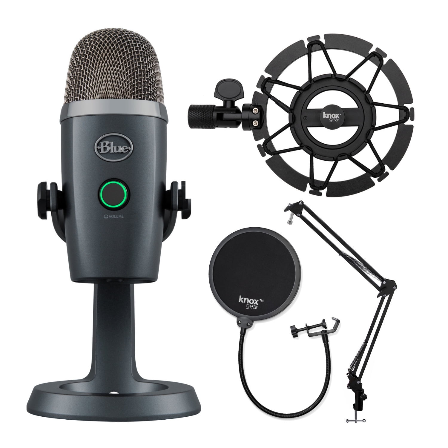 BLUE Yeti Nano USB Microphone, Shadow Gray. #R0893