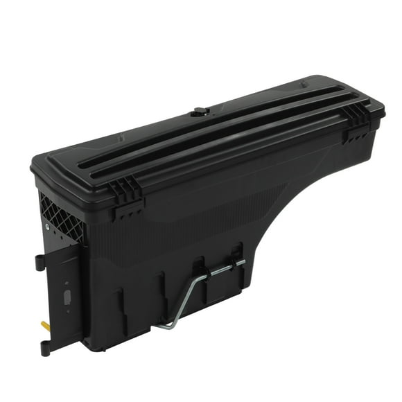 5SBSCFF15015R, Truck Bed Storage Box Matte Black Wearproof Driver Passenger Side For Upgrade
