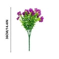 thumbnail image 3 of kladzum 8 Branches Artificial Flowers for Outdoor, Fake Plants No Fade Faux Plastic Flowers for Spring Summer Indoor Garden Patio Window Box Kitchen Home Decor, 3 of 6