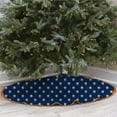 thumbnail image 5 of Toronto Blue Jays Microplush Christmas Tree Skirt, 5 of 7