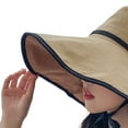 thumbnail image 7 of Women Sun Hat Soft Comfortable Breathable Double-sided Wearable Summer Sun Cap Outdoor Supply, 7 of 7