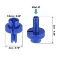 thumbnail image 4 of 2Pcs Blue 8mm Motorcycle Brake Clutch Levers Adjuster Screw Bolt M8x1.25, 4 of 6