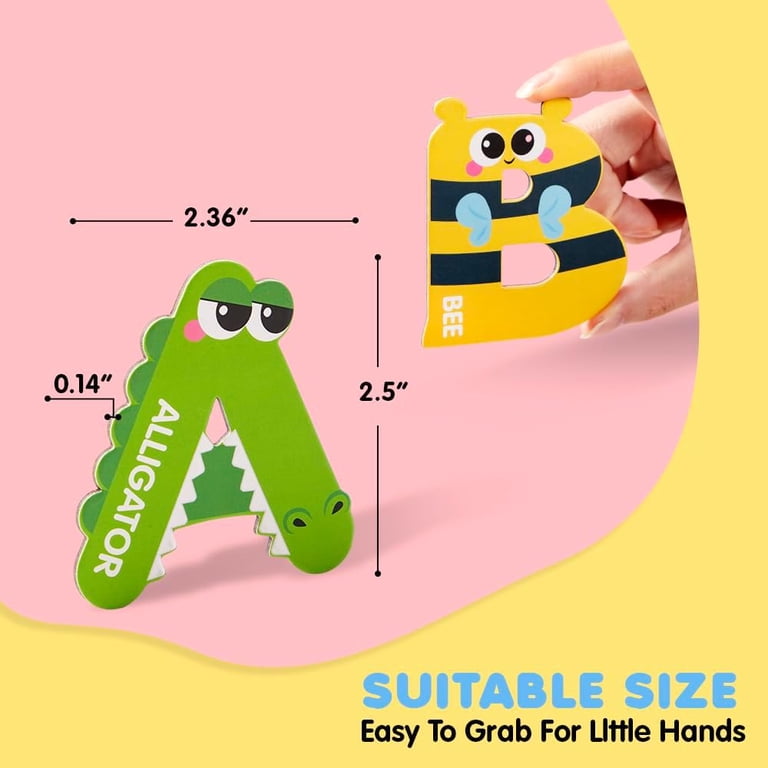 Joyfy Magnetic Letters with Animals, 26 Pieces photo 5
