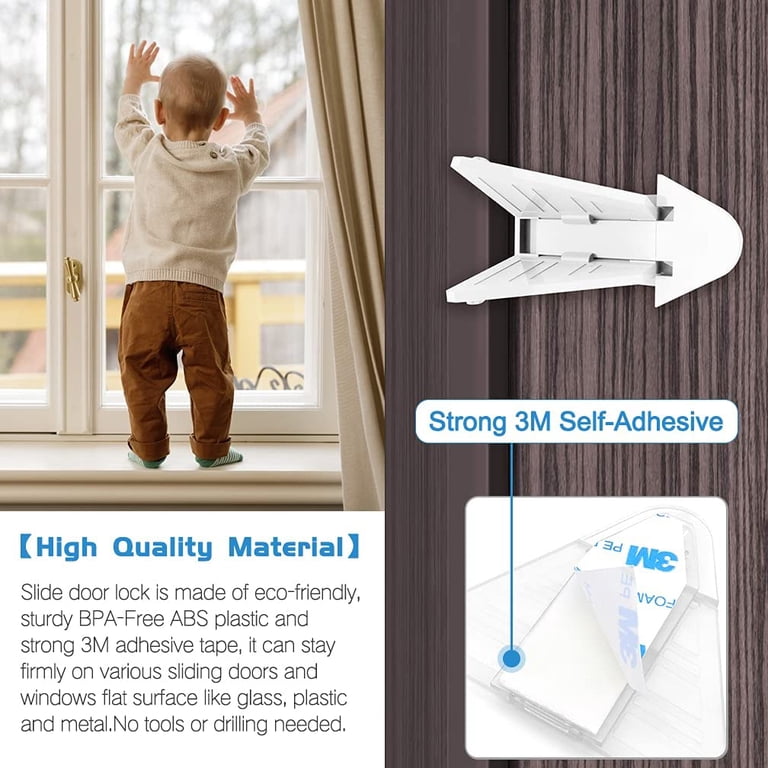 Keyless Door Lock From Inside Sliding Door Lock For Patio & Windows ...