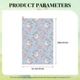 thumbnail image 4 of Easygdp Summer Cute Unicorns Golf Towel 24x16in for Men and Women with Carabiner Clip for Easy Attachment, 4 of 8