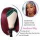 thumbnail image 3 of Burgundy Straight Bob Headband Wigs Short Bob Wigs for Black Women Wigs Heat, 3 of 5