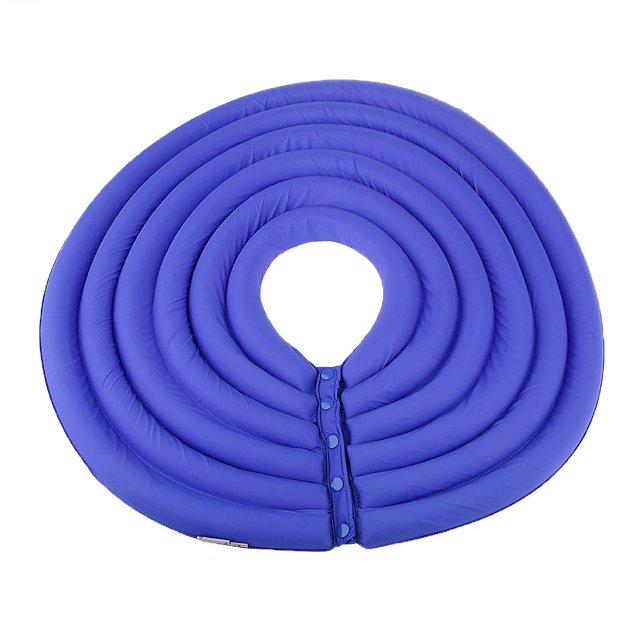 Perro Gato Cómodo Cuello de Mascota Cubierta de Nylon Protector Anti- Azul XXL Zulema Collar de perro de mascota Cuello de gato