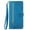 Blue, variant on CoverTrend for Samsung Galaxy A15 5G Case Wallet for Women,Embossed PU Leather Protective Cover Magnetic Wrist Strap Zipper Card Holder Flip Phone Case with Hand Strap for Samsung Galaxy A15 5G,Blue