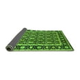 thumbnail image 2 of Ahgly Company Indoor Rectangle Oriental Green Industrial Area Rugs, 2' x 5', 2 of 4