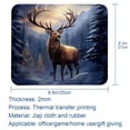 thumbnail image 5 of Elk Gaming Mousepad Square, 8.3x9.8 Inch Non-Slip Rubber Bottom Printed Mouse Mat for Office and Gaming, 5 of 6