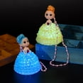 thumbnail image 3 of nTRIUQJ Cute Luminous Doll with Colorful LED Night Light Soft Glow Toy for Girls Bedroom Yellow, 3 of 6