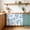 White, variant on Small Cabinet Curtains for Kitchen Under Sink Skirt for Bathroom Yellow Hot Air Balloon Dishwasher Curtain Cover Modern Balloon Float Clouds Desk Curtain Skirt Privacy Drape for Classroom 10"x11"