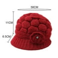 thumbnail image 2 of Gorro de invierno con ala de Desiderio Hats, tejido cálido, 2 of 5