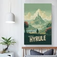 thumbnail image 5 of Hyrule Travel Poster Vintage Travel Posters Posters Wall Art Painting Canvas Gift Living Room Prints Bedroom Decor Poster Artworks 12x18inch(30x45cm), 5 of 6