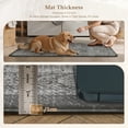 thumbnail image 5 of BERTHMEER Kitchen Rugs for Floor 2 Piece, 17.3"x30"+17.3"x47" Anti Fatigue Waterproof Black Kitchen Mats, Non Slip Comfort Cushioned Standing Mat Rug for Home, Sink, Laundry, Black, 5 of 7