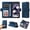 Blue, variant on ELEHOLD For Google Pixel 8A Leather Wallet Phone Case, Embossed Diamond Folio Flip Cover, Card Holder Cash Slot, Stand Support, Wrist Strap Lanyard -Blue