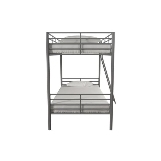 Mainstays Twin Over Convertible Metal Bunk Bed Multiple Colors Mainstays Twin Over Convertible Metal Bunk Bed Multiple Colors Com