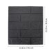 thumbnail image 2 of ADDHAT 10Ud Adhesivos De Pared 3D Con Patrón De En Material Xpe Negro Para, 2 of 6