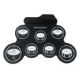 thumbnail image 1 of Electronic Drum Set USB Roll-Up Silicon Drums Pad Digital Foldable Portabl D022, 1 of 8