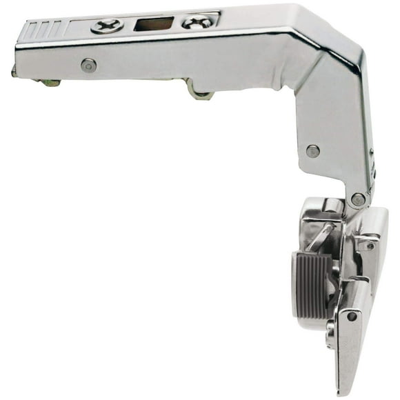 Blum 79T9990B37 Nickel CLIP Top CLIP Top Full Overlay INSERTA Blind Corner Cabinet Door Hinge with 95-Degree Opening Angle and Self Close Function