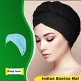 thumbnail image 2 of ZLight Turban Breathable Assorted Colors Single Layer Elastic Comfortable Polyester Head Scarf Wraps Hair Bonnet for Women Lake Blue Standard 1Set, 2 of 6