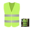 thumbnail image 3 of karymi 4PCS High Visibility Running Reflective Vest Security Equipment Night Work Tops, 3 of 5