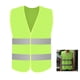 thumbnail image 3 of Xihbxyly Chaleco Reflectante de Alta Visibilidad, Diseño Amarillo Fluorescente, Equipo de Seguridad Nocturna, Malla Transpirable, Apto para Correr y Montar a Caballo, Juego de 4 Piezas, Tamaño 58 X 6, 3 of 5