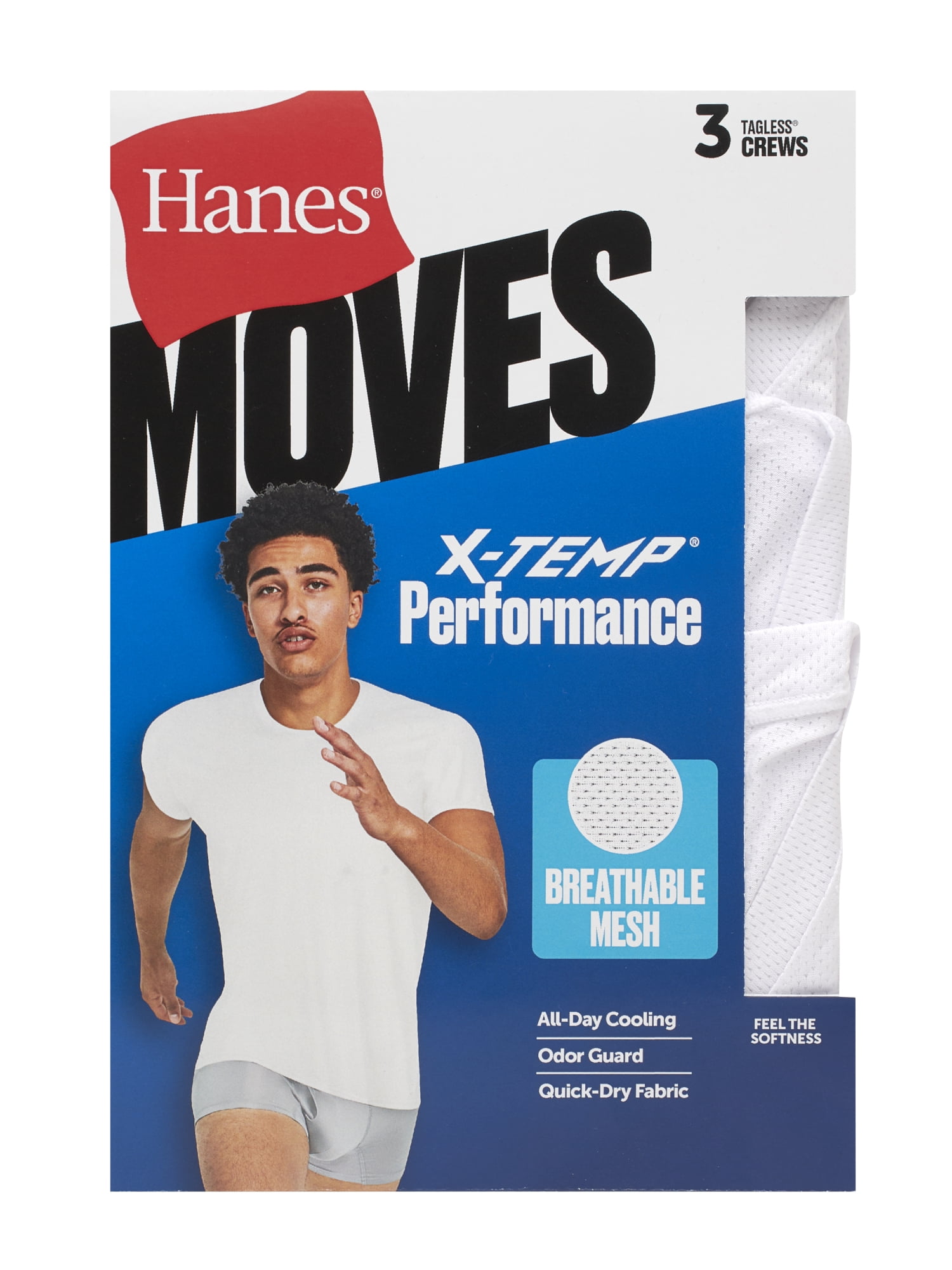 Hanes Perfect Tee Shirt Men Hanes Men's X-Temp Moisture-Wicking T