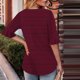 thumbnail image 2 of Blusas de Manga Corta para las Mujeres, Moda Verano Impreso, Blusas de Cuello Redondo, Chaqueta de Manga Corta para las Mujeres, 2 of 6