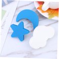 thumbnail image 3 of UPOUART 2 Pcs White Rubber Kids Furniture Knobs for Cabinet Door Handle, 3 of 8