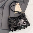 thumbnail image 6 of Women Sequin Bag Small Shoulder Tote Sparkly Purse Clutch Handbags Evening Bag Party Bling Glitter Sparkle Sequin Purse, 6 of 9