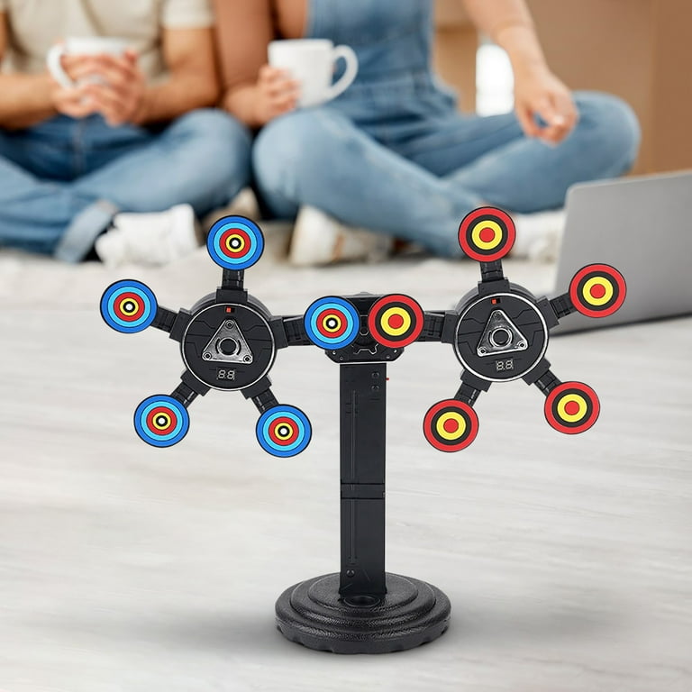 Electronic Shooting Target Game with Automatic Return Reset