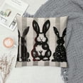 thumbnail image 2 of Qinduosi Easter Pillow Covers inch Bunny Decorative Throw Pillows Rabbit Cushion Case Spring Decorations for Farmhouse Home Couch Sofa, 2 of 5