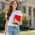 thumbnail image 4 of 21x15cm Fluffy Plush Faux Fur Lined Notebook, 160 Pages Journal For Women, Soft Fuzzy Cover Notebook For Writing Diary, Cute Stationery Gift For Office, Red, 4 of 6