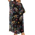 thumbnail image 5 of SCRAWLGOD Sea Turtle Plumeria Print Womens Swimsuit Coverup Open Front Loose Kimono Swimsuit Cover Up Quick Dry Soft Bathing Suit Cover Up for Beach Party, 5 of 6