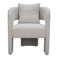 thumbnail image 3 of Melilla Dining Chair Misty Gray Dining Chair, Modern Style, Armrest support, Plywood, Indoor Dining, 3 of 5
