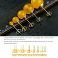 thumbnail image 4 of thinsony 100 Ensembles de Boucles d'Oreilles Base en Acier Inoxydable Bouchons d'Oreilles Connecteur Hypoallergénique DIY Boucles d'Oreilles Rondes Accessoire Femmes Adultes Couleur Or/ 10mm, 4 of 5