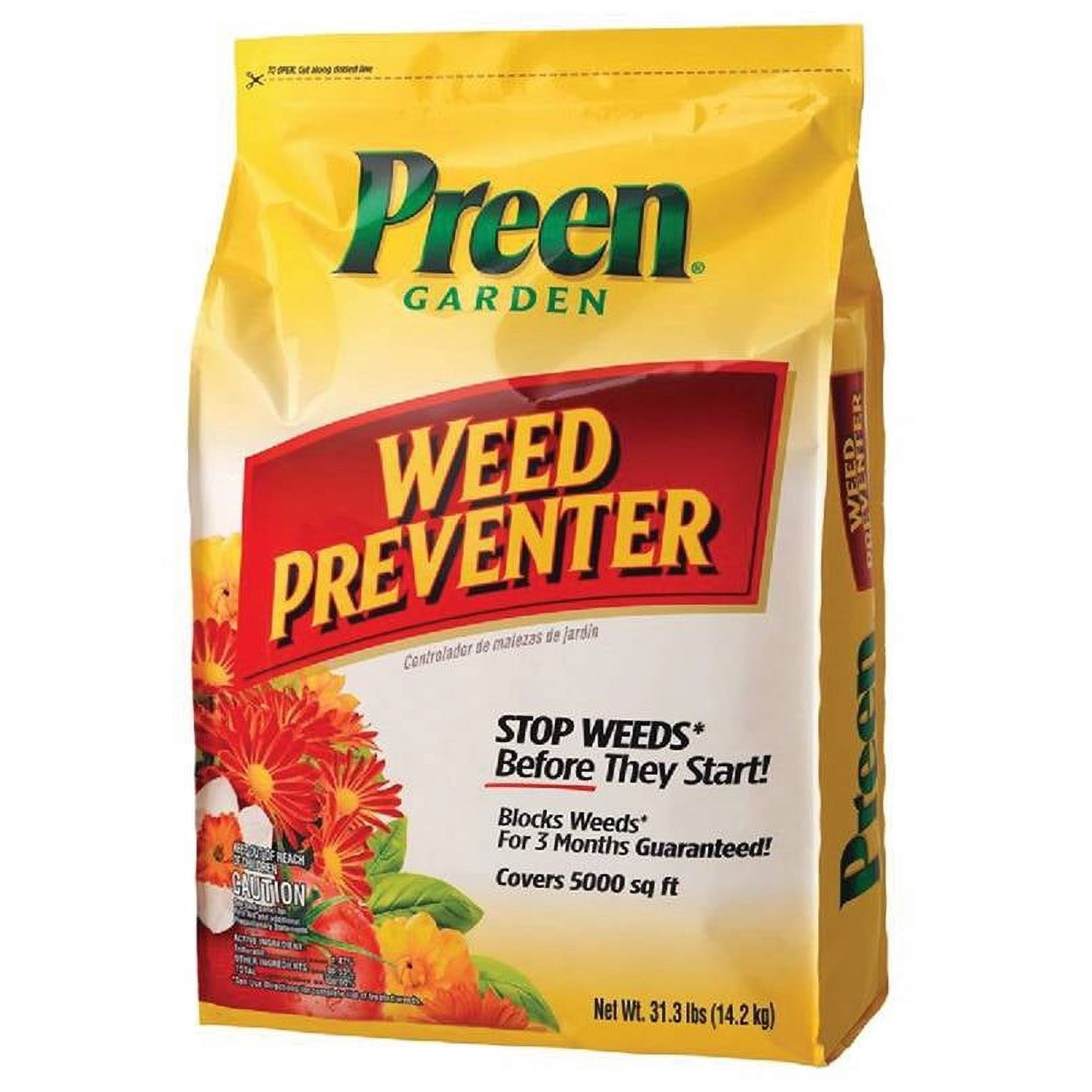 Preen Garden Weed Preventer - 31.3 lb. - Covers 5,000 Sq. ft.