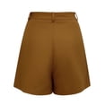 thumbnail image 4 of Work Shorts for Women Summer High Waisted Wide Leg Loose Fit Flowy A Line Businees Casual Shorts, 4 of 8